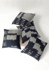 Ikat Cotton Cushion Cover.